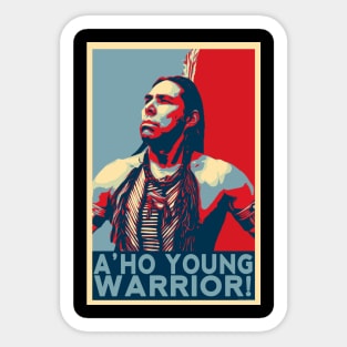 Aho Young Warrior! Rez Dogs by CH3Media Sticker